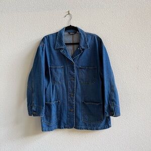 Vintage Ashleigh Morgan Denim Chore Jacket Women’s Size Medium